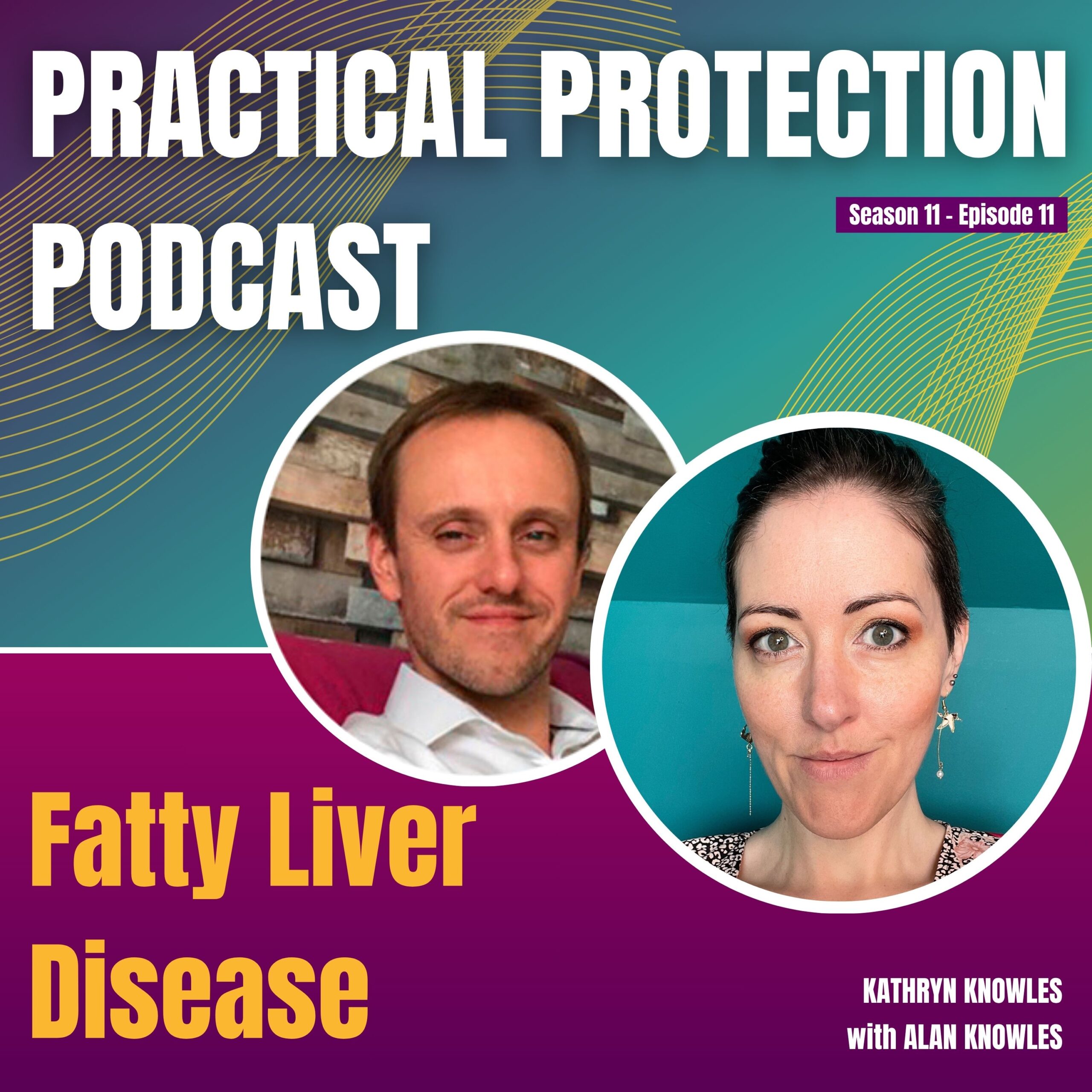 Kathryn Knowles and Alan Knowles, discussing protection insurance underwriting for fatty liver disease